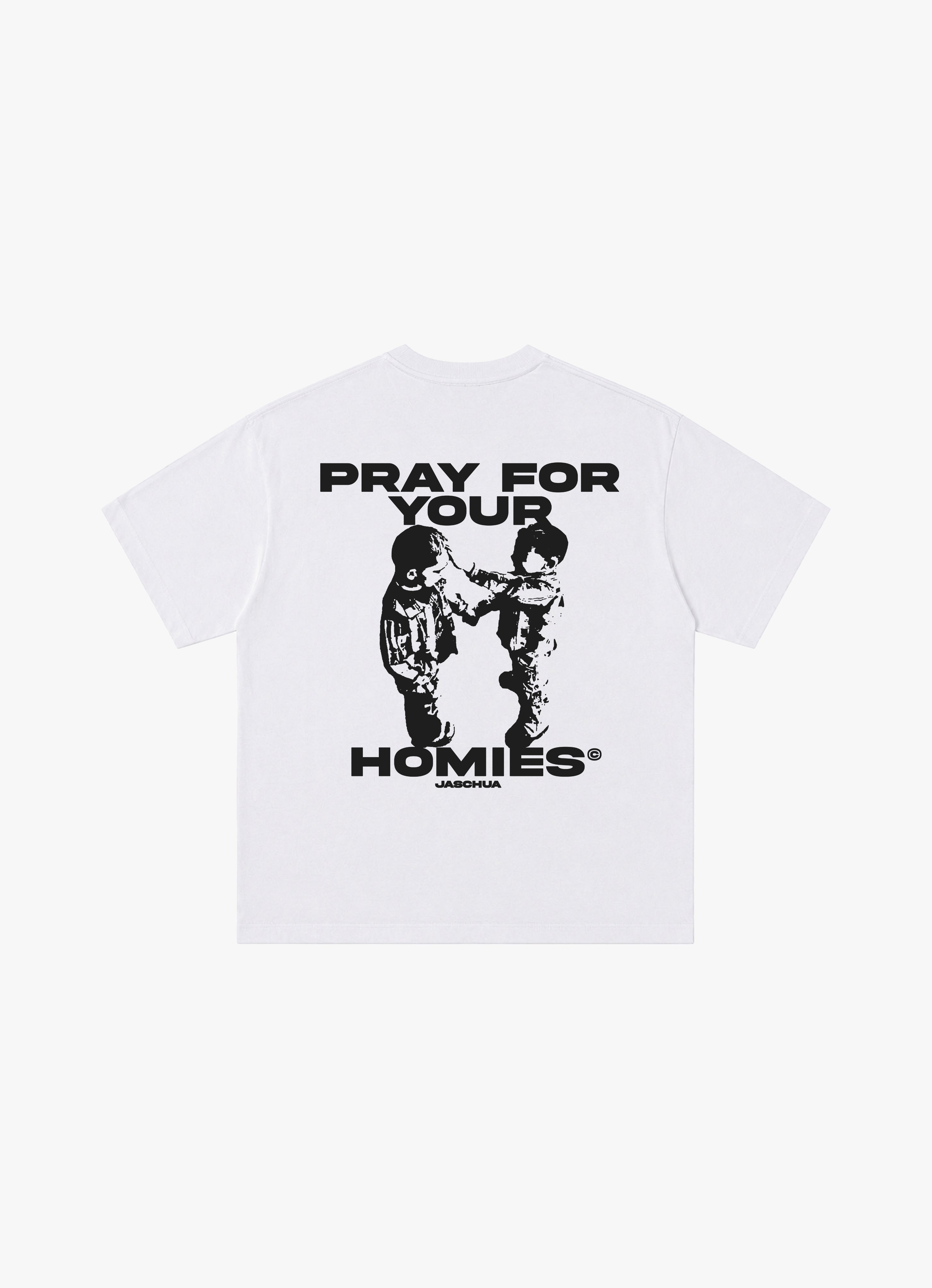 PFYH WHITE OVERSIZED TEE