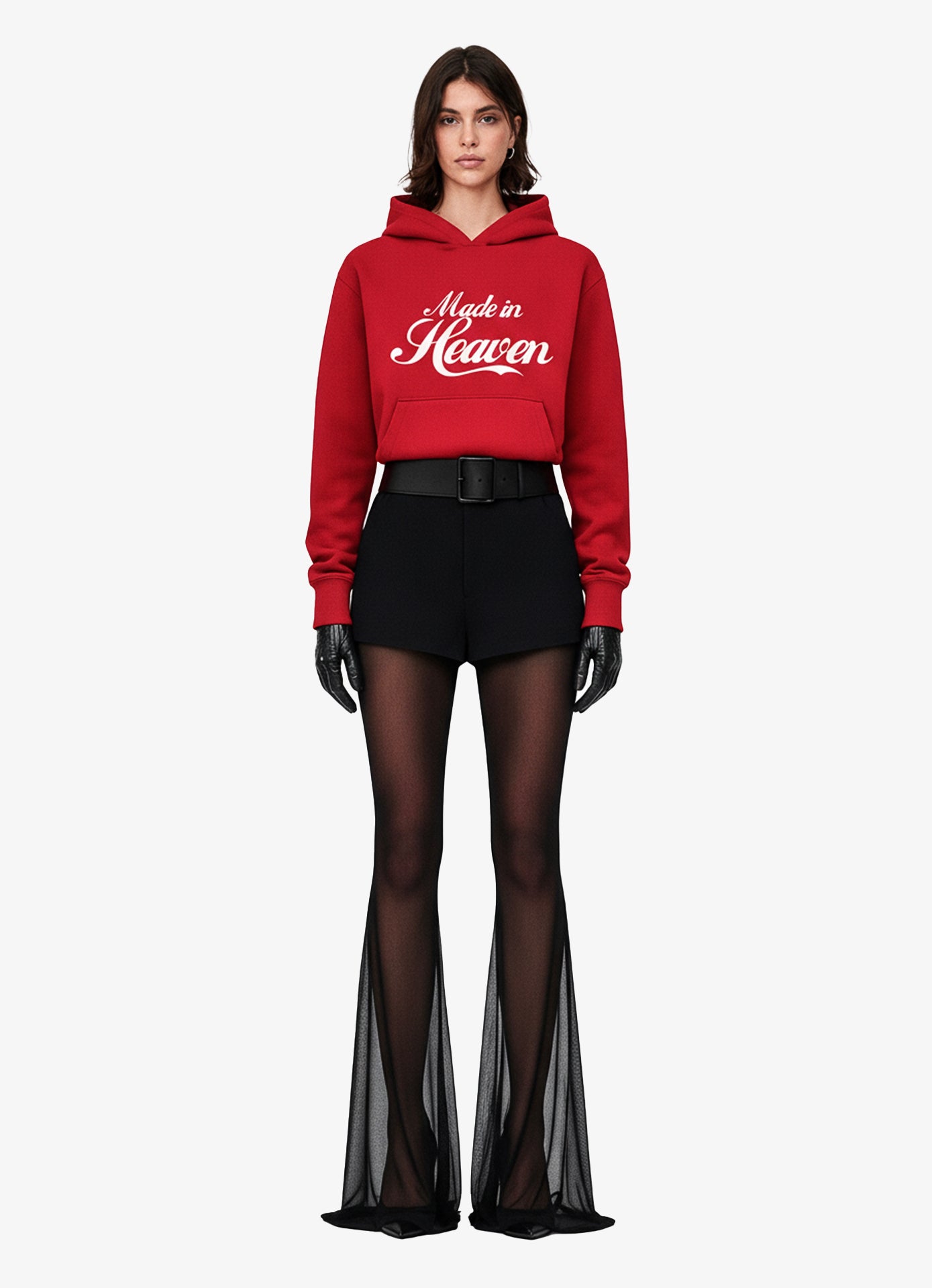 MADE IN HEAVEN RED FIT HOODIE