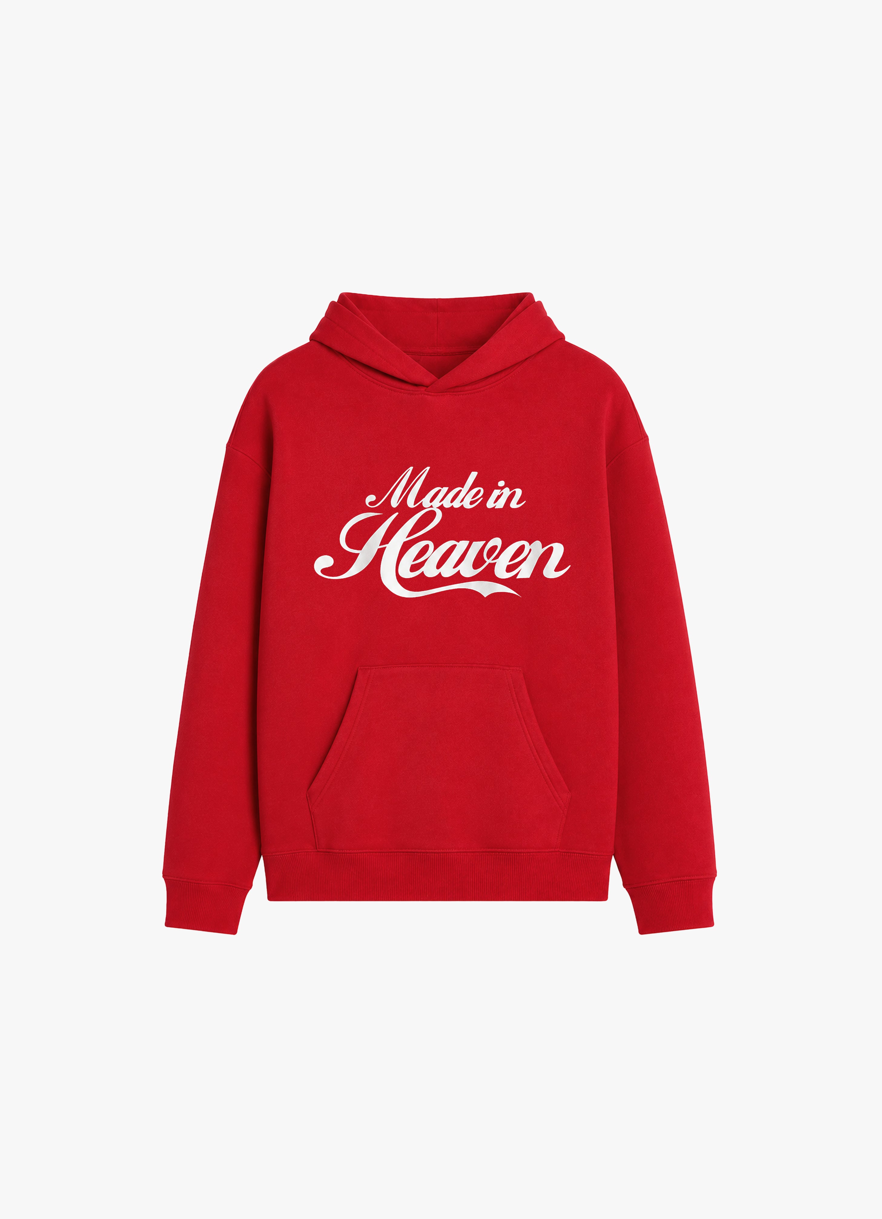 MADE IN HEAVEN RED FIT HOODIE
