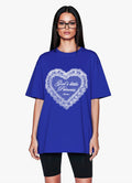 GOD'S LITTLE PRINCESS BLUE OVERSIZED TEE
