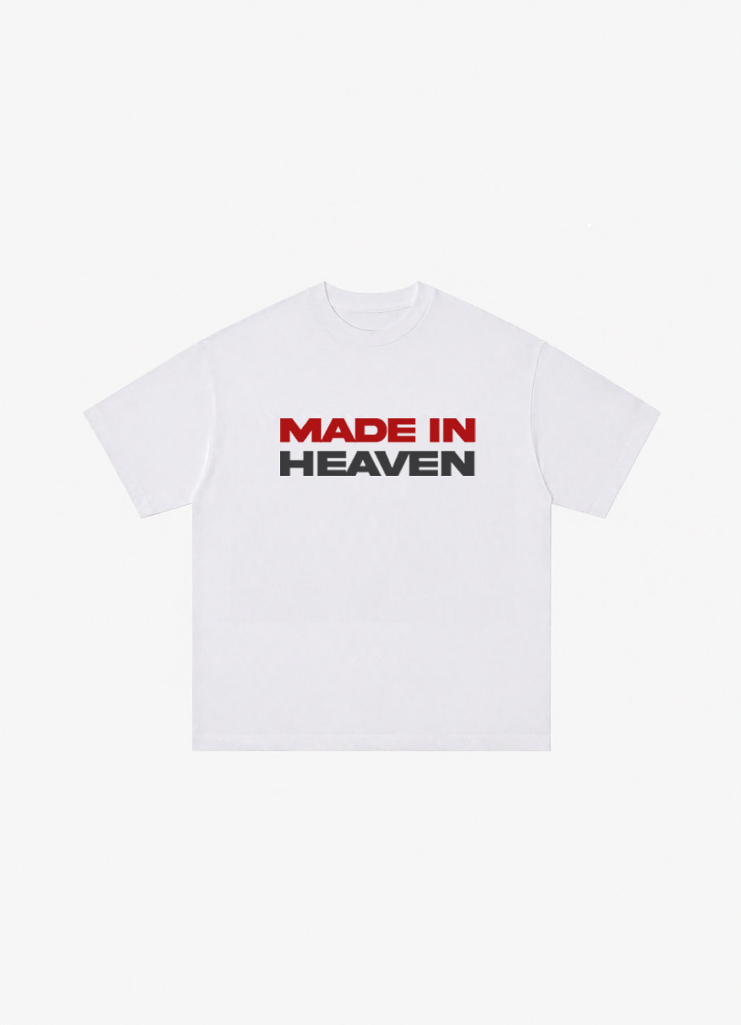 MADE IN HEAVEN WHITE OVERSIZED TEE