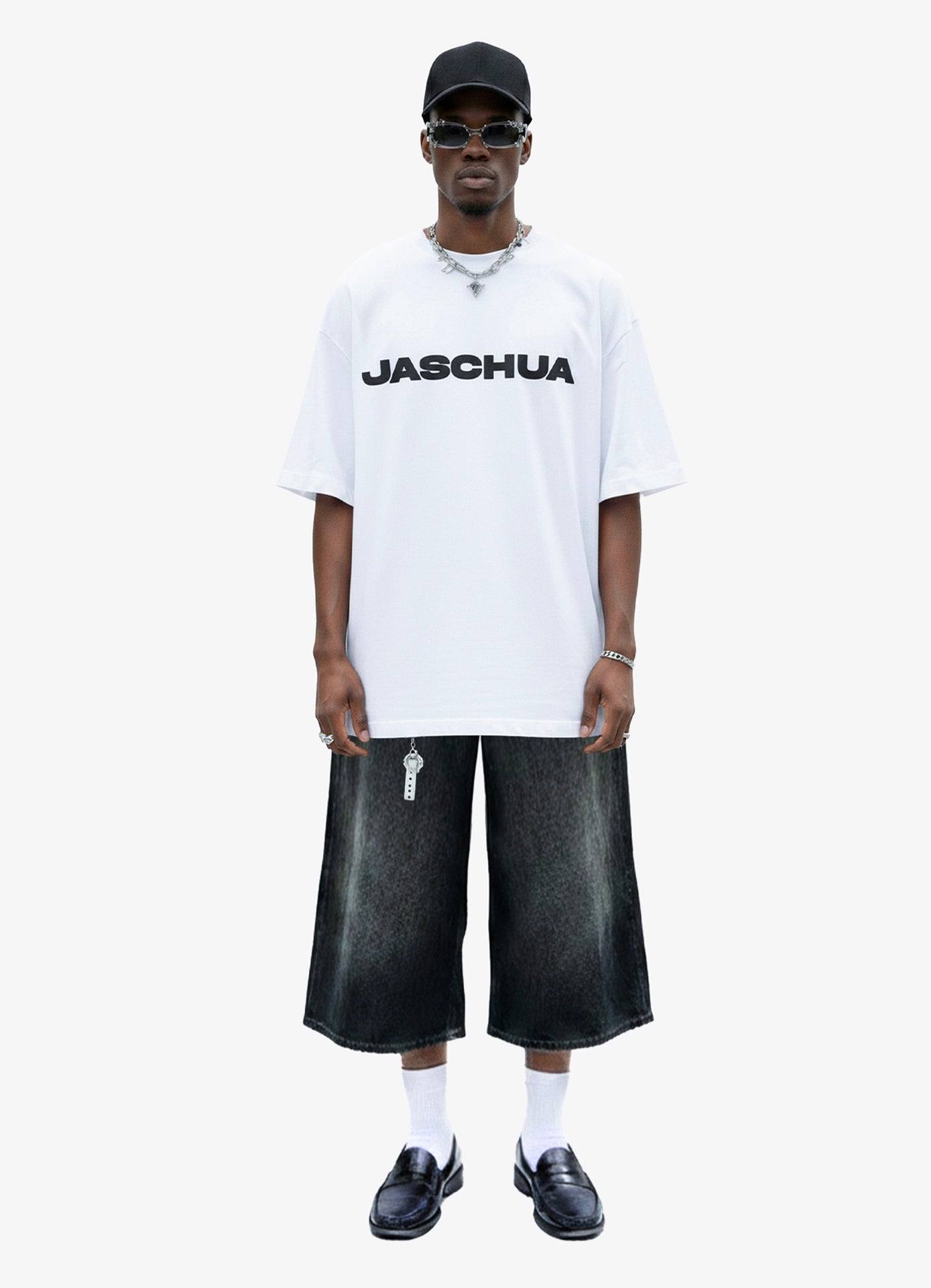 PFYH WHITE OVERSIZED TEE