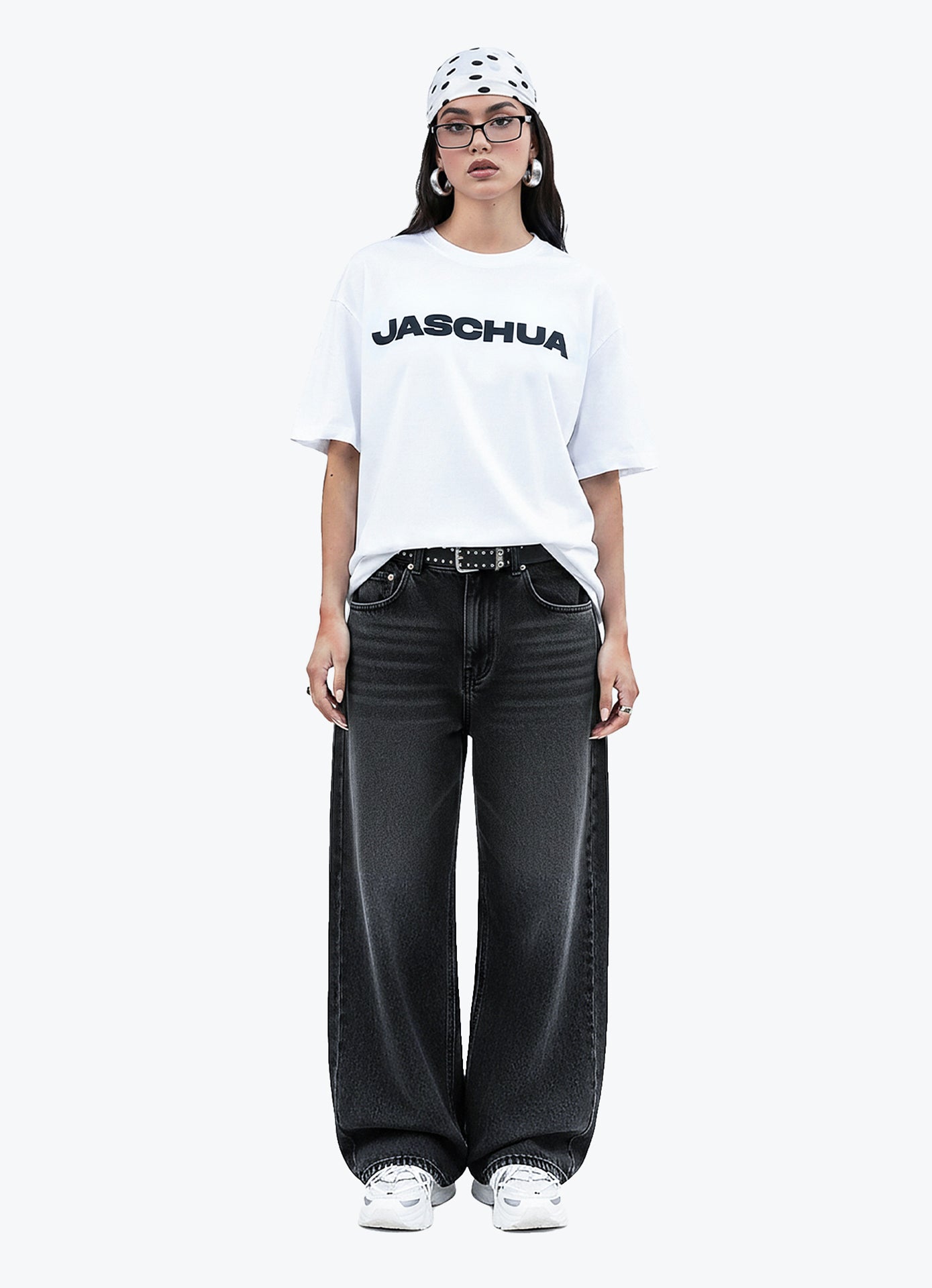 PFYH WHITE OVERSIZED TEE
